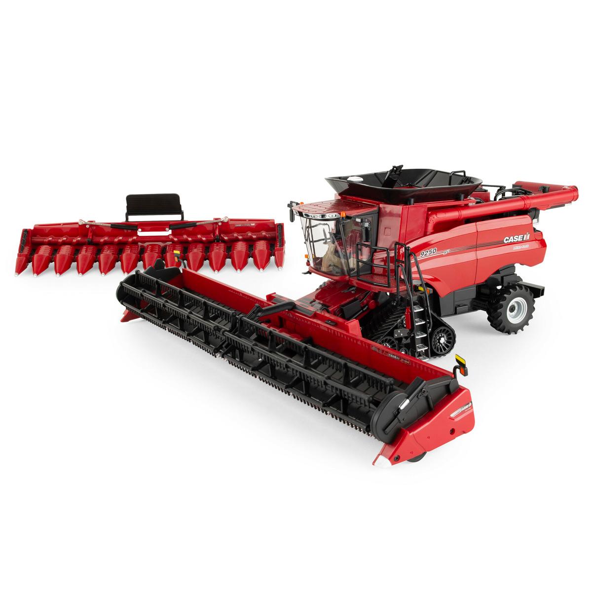 Case IH AFS Connect 9250 Tracked Combine with 2 Heads Prestige Collection - 1:32