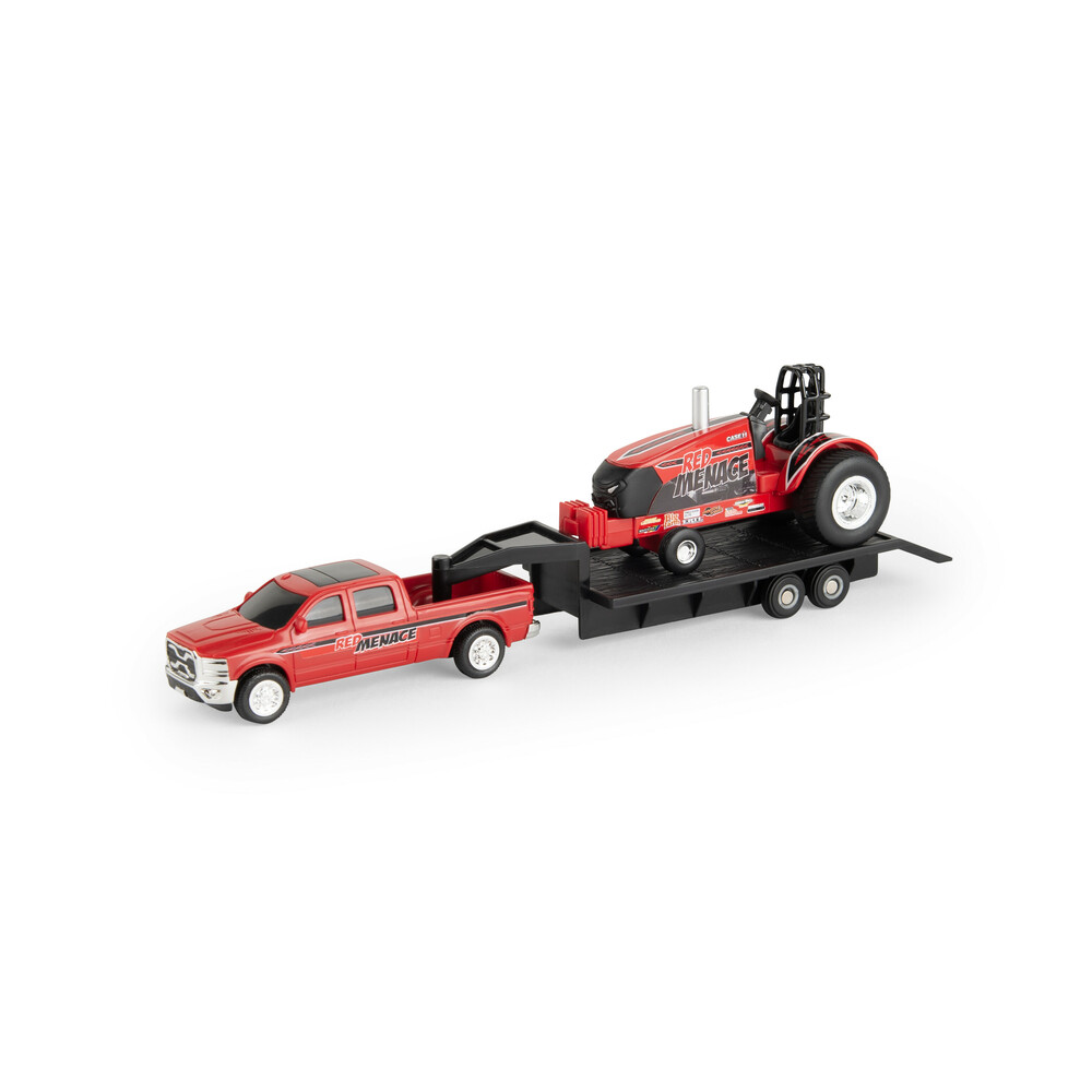 Case IH Puller Set with Truck and Trailer - 1:64